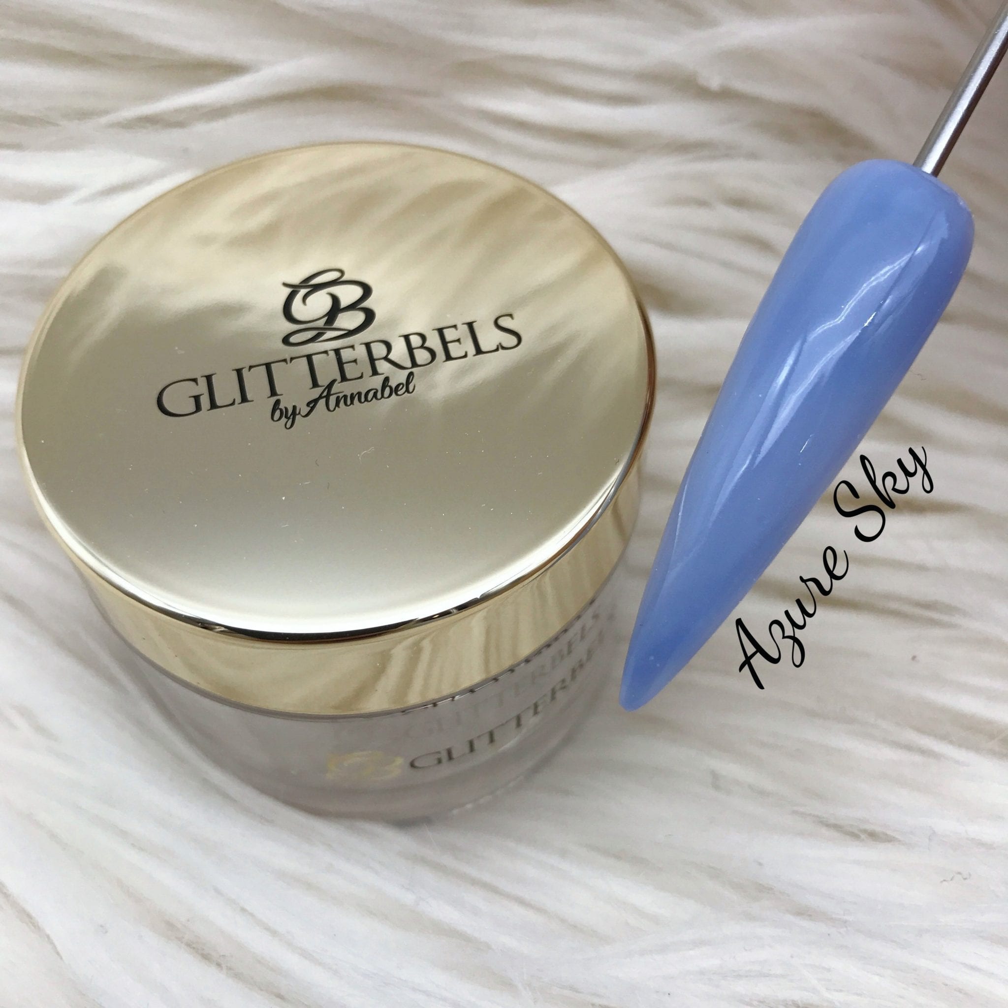 Glitterbels - Acrylic Powder Azure Sky - Nail Addiction