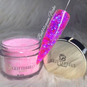 Glitterbels Acrylic Powder Bubblegum Flake