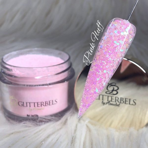 Glitterbels Acrylic Powder Pink Fluff