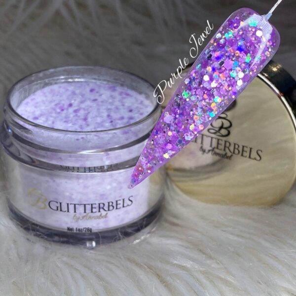 Glitterbels Acrylic Powder Purple Jewel