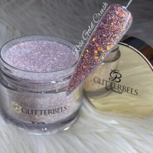Glitterbels Acrylic Powder Rose Gold Crush