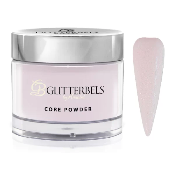 Glitterbels Core Acrylic Powder pink Opal Shimmer